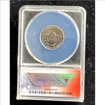 2013-D 5C, HIGH GRADE ANACS SP-68, A FIRST STRIKE COIN, IN THE SLAB