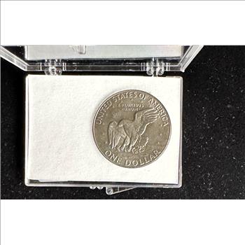 1974-D EISENHOWER $1 DOLLAR COIN IN A CASE
