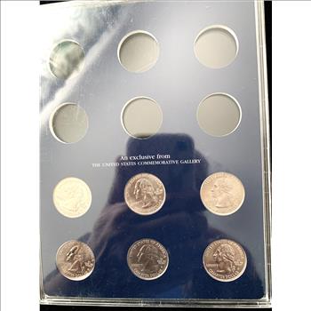 2009 US QUARTER COLLECTION (6 of 12 COINS) UNCIRCULATED IN ORIG PKG