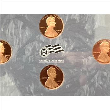 2009-S US MINT LINCOLN BICENTENNIAL ONE CENT PROOF SET IN ORIGINAL GOV PKG