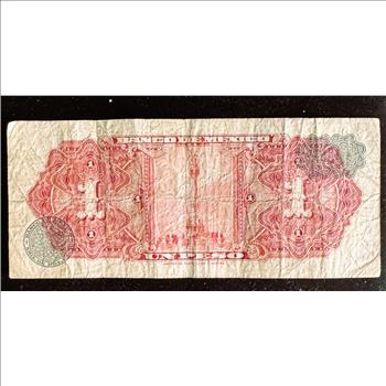 MEXICO 1967 SIRIE BDF, 1 UN PESOS, IN SLEVE