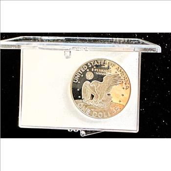 1973-S SILVER EISENHOWER PROOF COIN IN A CASE