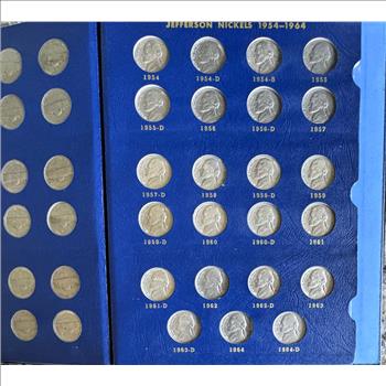 1938-1964 JEFFERSON NICKELS COMPLETE QUALITY COIN COLLECTION SET IN A NICE WHITMAN BOOK