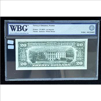 1974 SERIES *STAR NOTE* $20 DOLLAR FRN, WBG HIGH GRADED - 66 TOP UNCIRCULATED GEM
