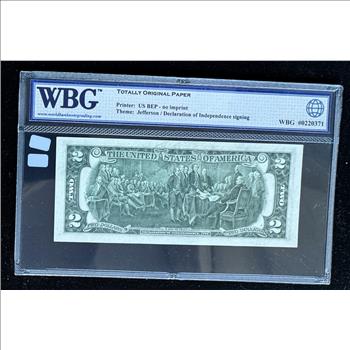 1976 SERIES *STAR NOTE* $2 DOLLARS, WBG HIGH GRADE-63 TOP UNCIRCULATED CHOICE, GEM GREEN SEAL