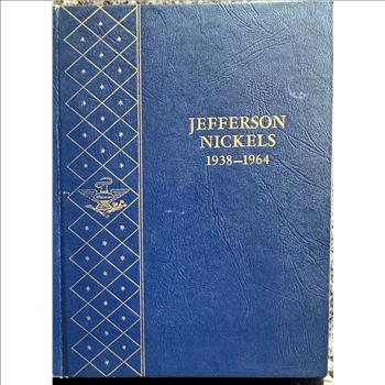 1938-1964 JEFFERSON NICKELS COMPLETE QUALITY COIN COLLECTION SET IN A NICE WHITMAN BOOK