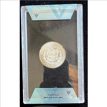 1883-CC MORGAN SILVER $1 DOLLAR COIN, ANACS GRADED VAM-5A MS-64, IN ORIGINAL HARD CASE