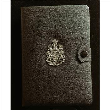 1977 ROYAL CANADIAN MINT DOUBLE STRUCK PROOF (7) COIN SET, THE THRONE OF THE SENATE, $1 SILVER, ALL UNBLEMISHED