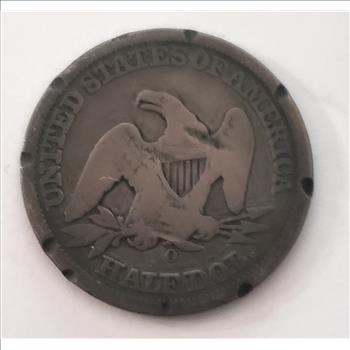 US 1855 O Seated Half Dollar