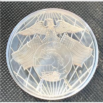 GEORGE WASHINGTON BANKNOTE COIN UNC W/COA 