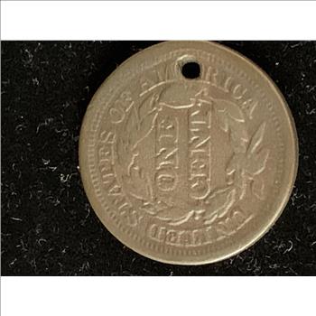 1850 US ONE CENT