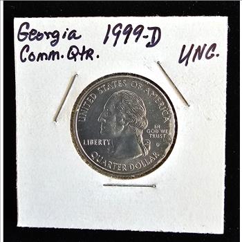 1999 D  Uncirculated Georgia State Quarter