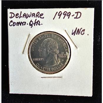1999 D  Uncirculated Delaware State Quarter