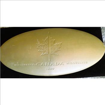 1999 .925 PROOF STERLING SILVER 12 PIECE CANADA MILLENNIUM COIN SET, ORIG CASE, COA, ABSOLUTE GEMS