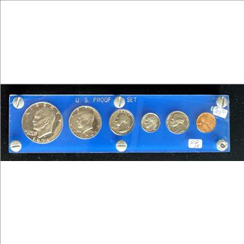 1974-S U.S. PROOF 6 COIN SET IN A HARD CASE