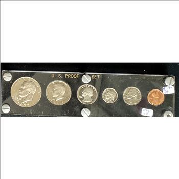 1977-S U.S. PROOF 6 COIN SET IN A HARD CASE