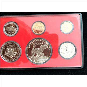 1977 UNITED STATES PROOF SET 6 COINS IN ORIG GOV PACKAGING