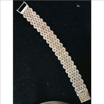 ANTIQUE VINTAGE OUT OF ESTATE STERLING SILVER CLASSY JEWELRY, 7