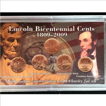 LINCOLN BICENTENNIAL CENTS SET 1809-2009  IN ORIG PKG