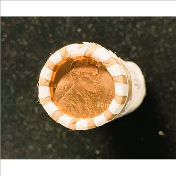 2010-P LINCOLN CENTS, ROLL OF 50 COINS, BRILLIANT UNCIRCULATED PROOF-LIKE, IN ORIGINAL US MINT WRAPPER