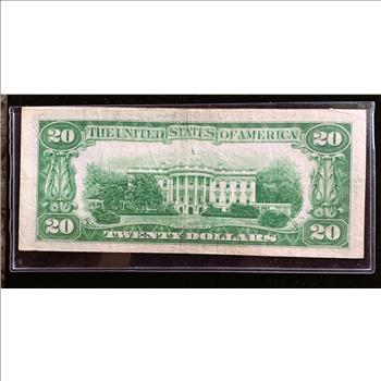 1950 A SERIES $20 DOLLAR FEDERAL RESERVE NOTE, GREEN SEAL, SAN FRANCISCO, CRISP REALLY NICE IN SLEVE