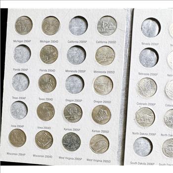2004-2008 WASHINGTON QUALITY QTRS (35), IN A WHITMAN VOL II COIN BOOK