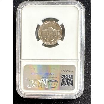 1960-D 5C COIN, NGC GRADED MS-65 IN THE SLAB