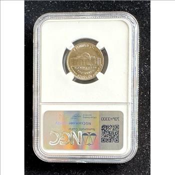 1978-D JEFFERSON NICKEL, NGC GRADE MS-65 FFS, COIN IN THE SLAB