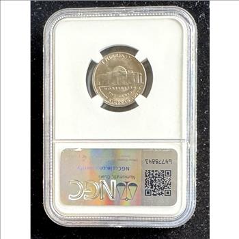 1979-D 5C NICKEL COIN, NGC GRADED MS-65, IN THE SLAB