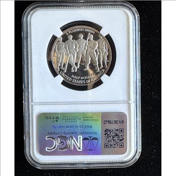 2022-S 50C NEGRO LEAGUES BASEBALL, NGC HIGH GRADED PROOF 69 ULTRA CAMEO GEM UNBLEMISHED COIN IN THE SLAB