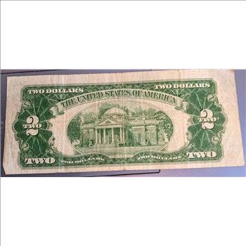 FEDERAL RESERVE NOTE SERIES 1953 $2 DOLLAR RED SEAL
