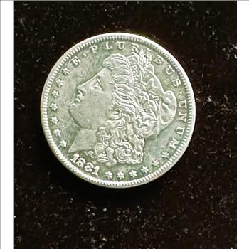 1881-S MORGAN SILVER DOLLAR COIN,  BRIGHT SHINY LUSTER  BEAUTY