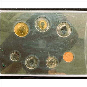 CANADIAN ROYAL MINT SPECIMEN SET IN ORIGINAL RCM SEALED PKG, ALL UNBLEMISHED PROOF GEM COINS