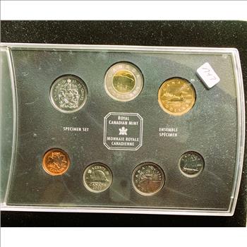 CANADIAN ROYAL MINT SPECIMEN SET IN ORIGINAL RCM SEALED PKG, ALL UNBLEMISHED PROOF GEM COINS