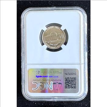 1972-D 5C, NGC GRADED MS-64 5FS COIN IN THE SLAB