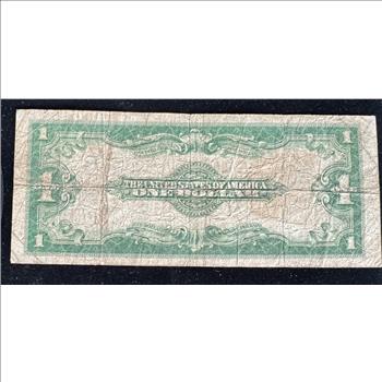 1923 SERIES $1 DOLLAR LARGE HORSEBLANKET SILVER CERTIFICATE IN A SLEVE