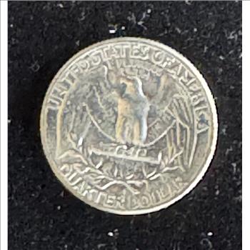 1958 SILVER QUARTER, UNC BRIGHT LUSTER COIN