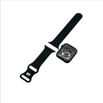 Apple Watch Series 6 44mm Blue Aluminum Case with Black Sport Band (GPS+Wifi)