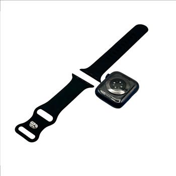 Apple Watch Series 6 44mm Blue Aluminum Case with Black Sport Band (GPS+Wifi)