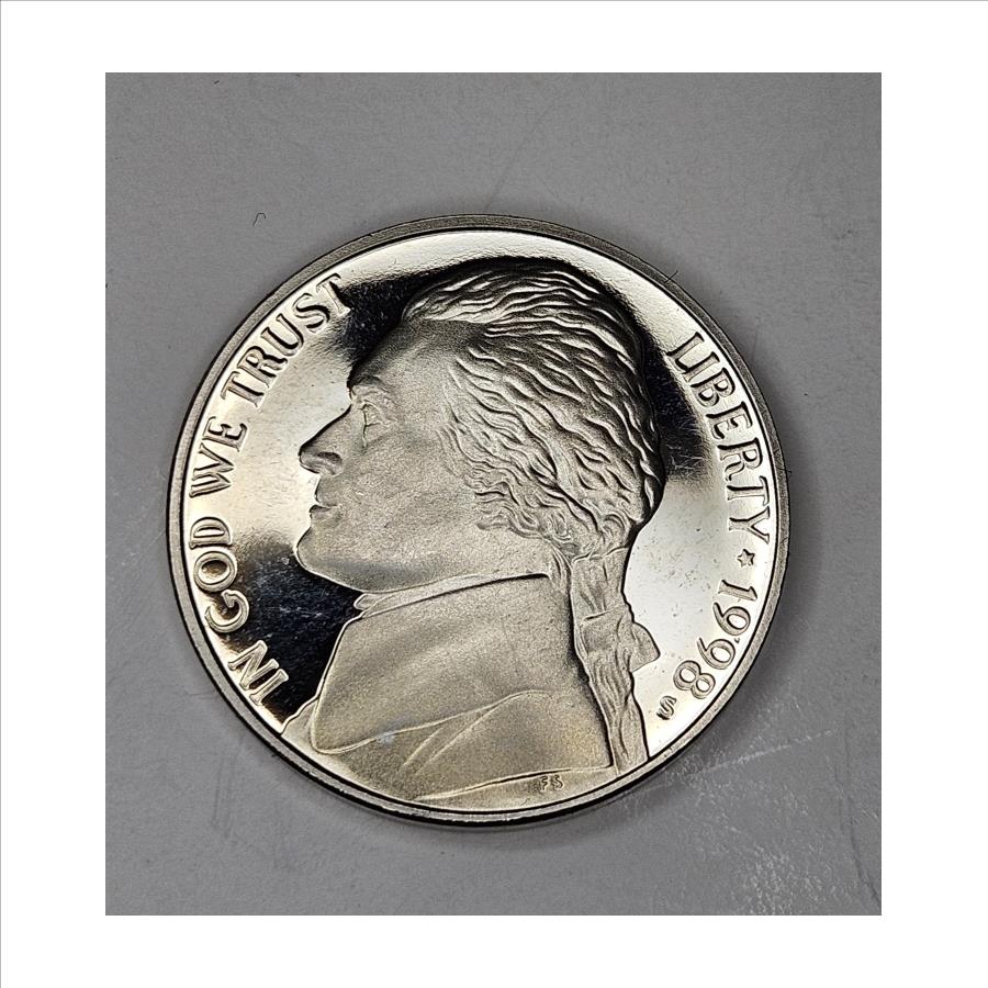 1998 S Gem Proof Jefferson Nickel
