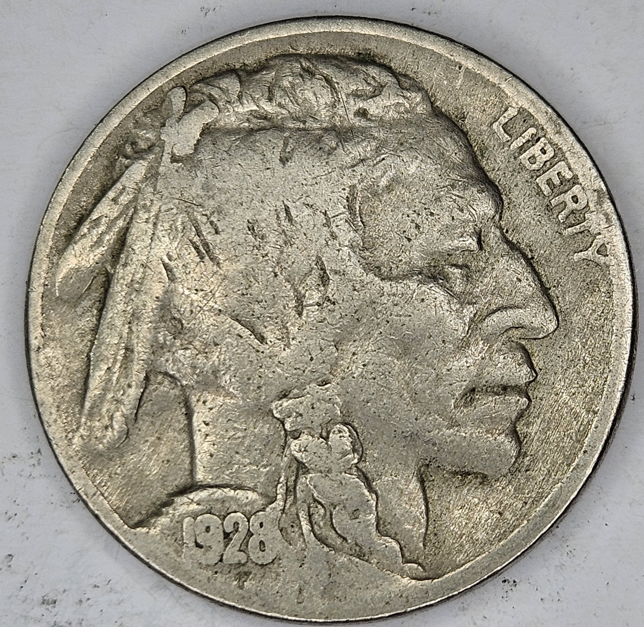 1928 P Buffalo Nickel