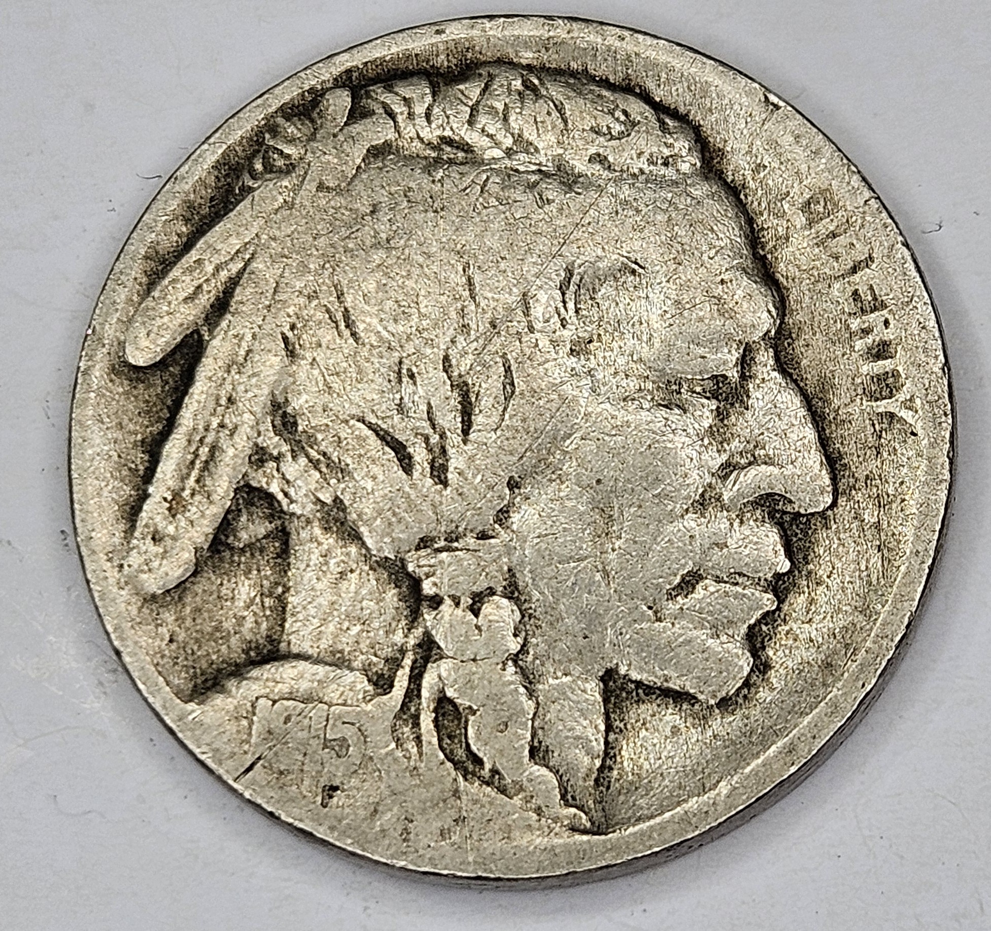 1915 P Buffalo Nickel