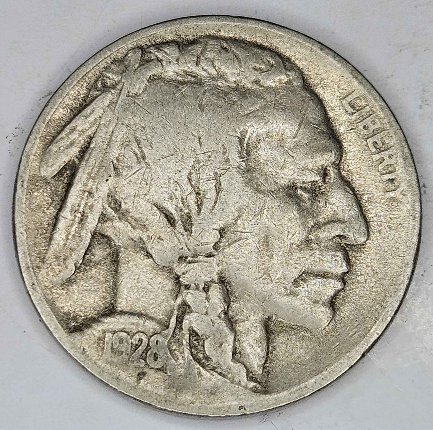 1928 S Buffalo Nickel