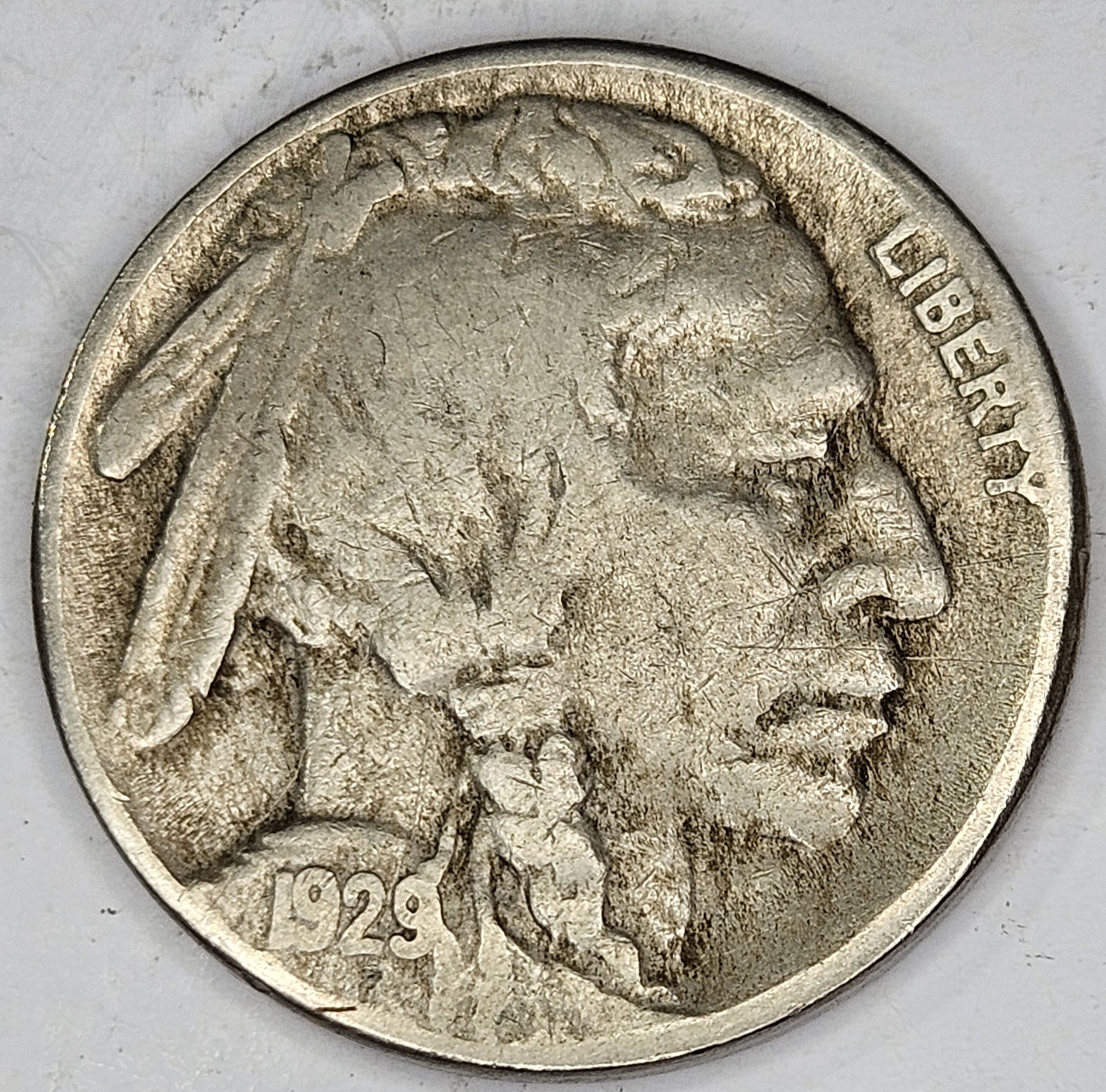 1929 S Buffalo Nickel