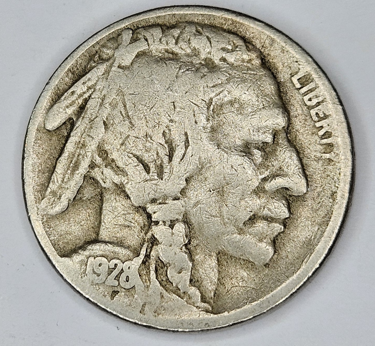 1928 S Buffalo Nickel
