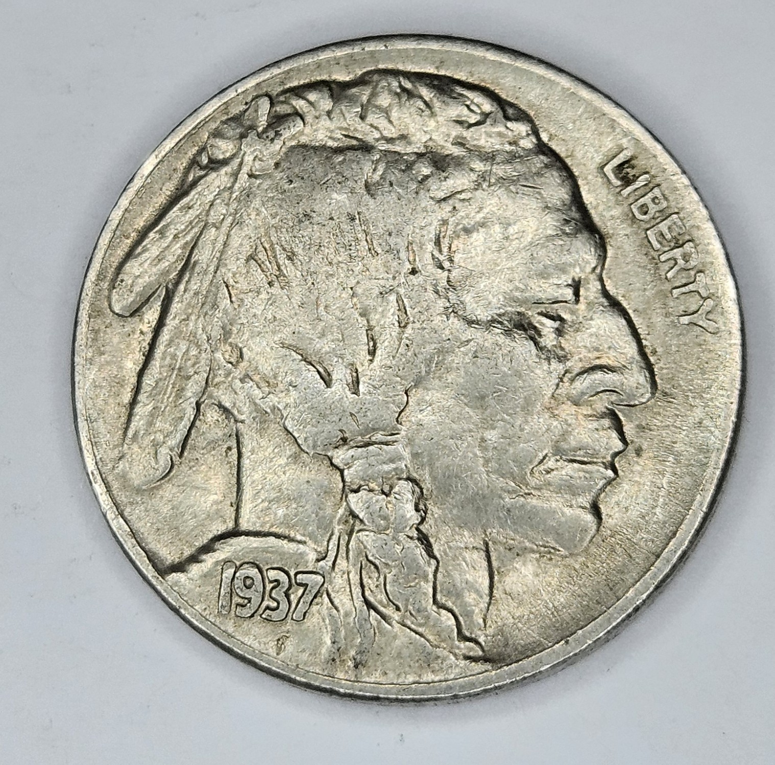 1937 P Buffalo Nickel