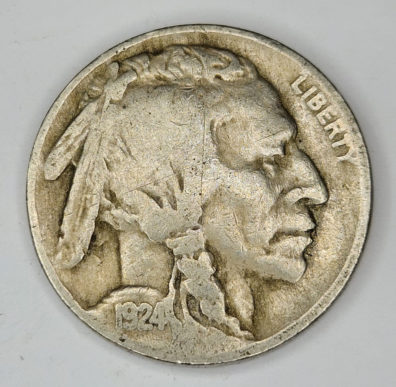 1924 P Buffalo Nickel