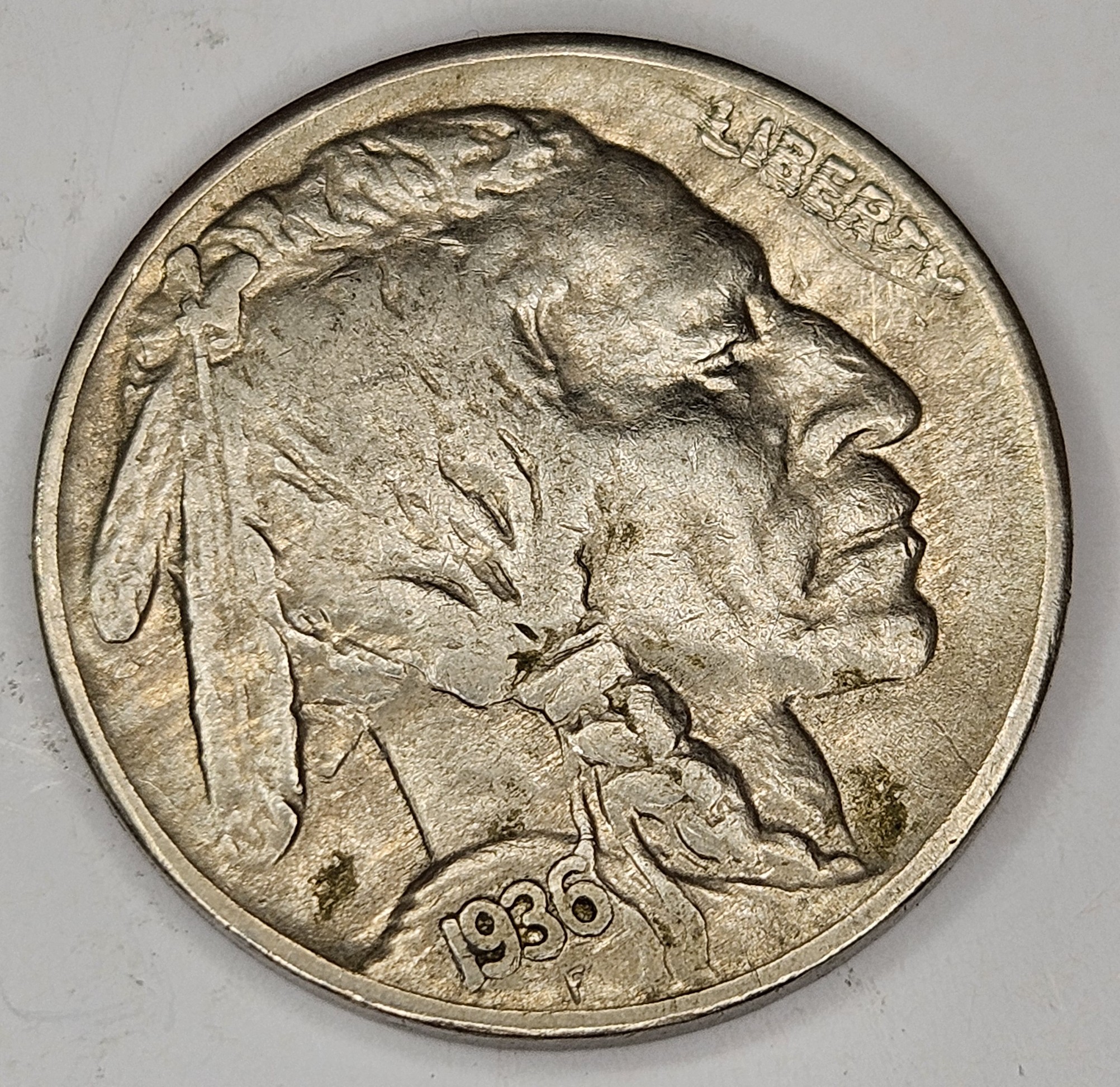 1936 S VF Plus Buffalo Nickel