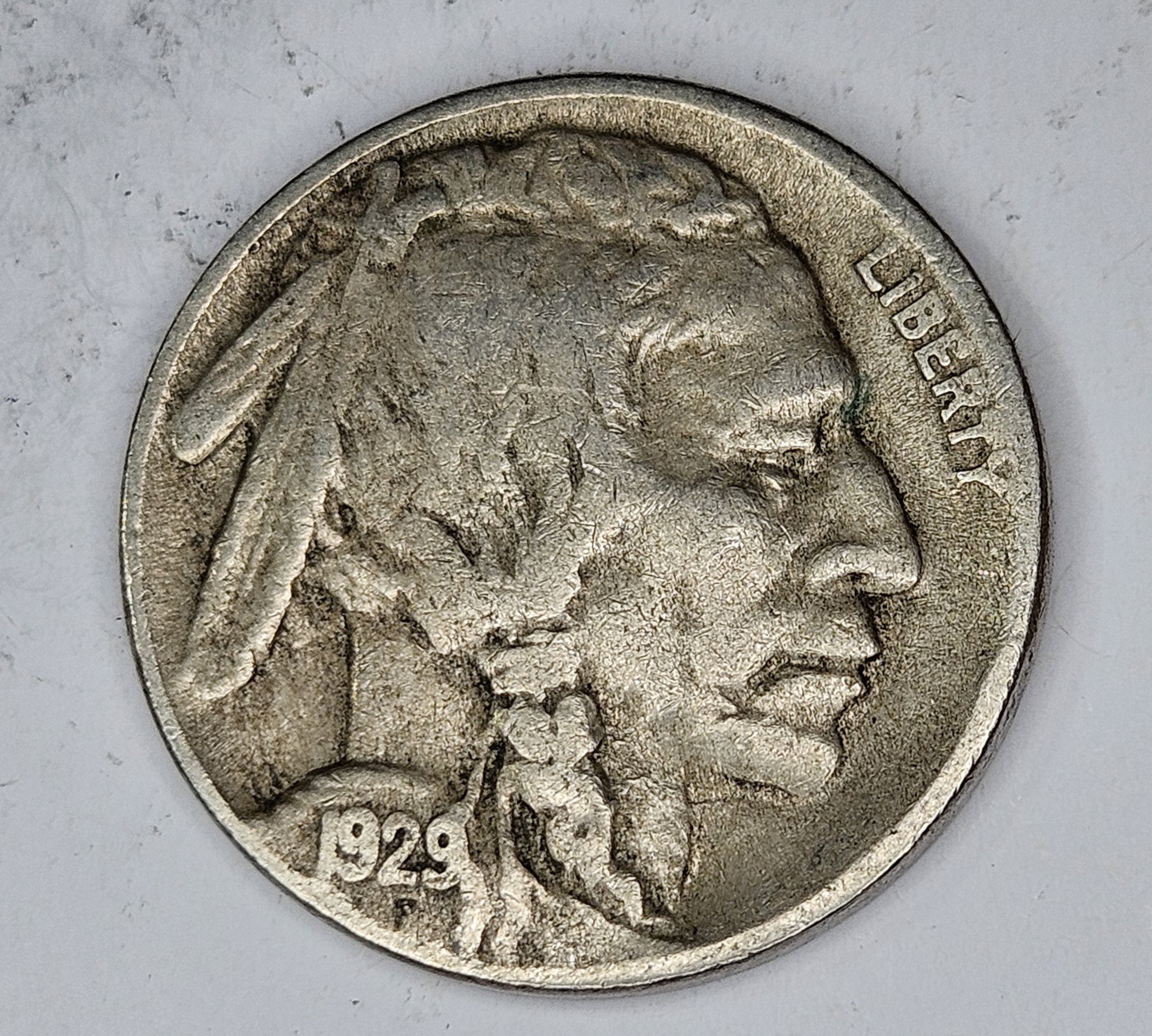 1929 S Buffalo Nickel