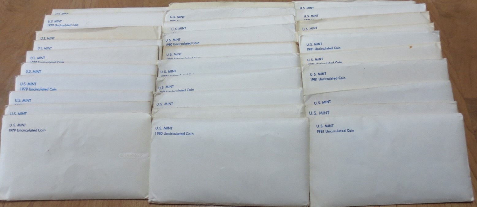 (30) Total Sets - 1979-1980-1981 US Mint Sets - 10 each date
